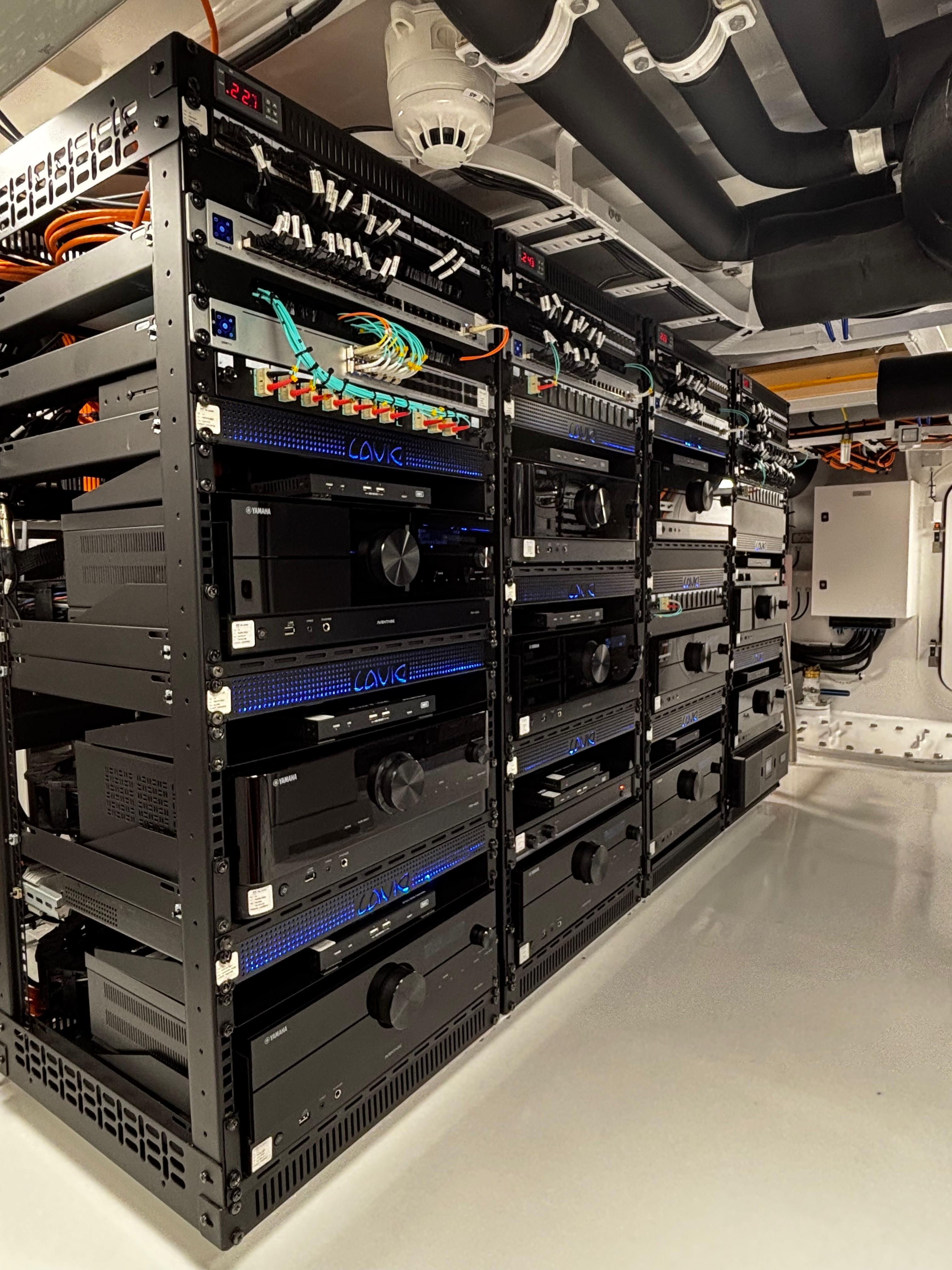 IT rack installation onboard